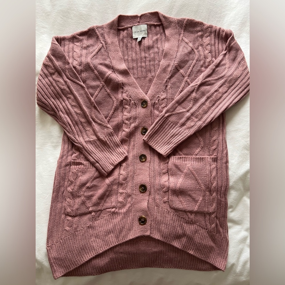 Pink Cardigan